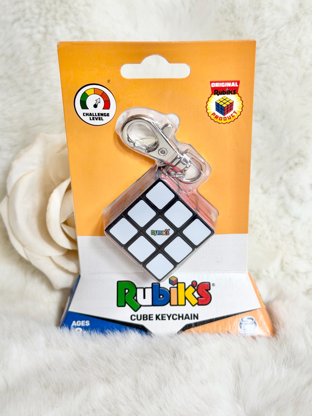 Rubiks Cube Mini Keychain  Official Brand W43 Quintillion Combinations Puzle